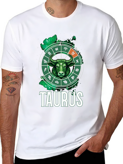 Taurus Zodiac Graphic Tee - Bull Sign T-Shirt