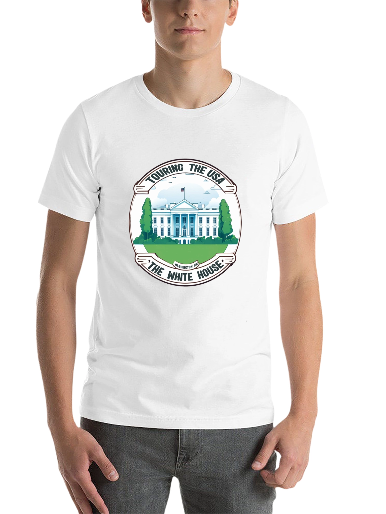 Touring the USA White House Graphic Tee