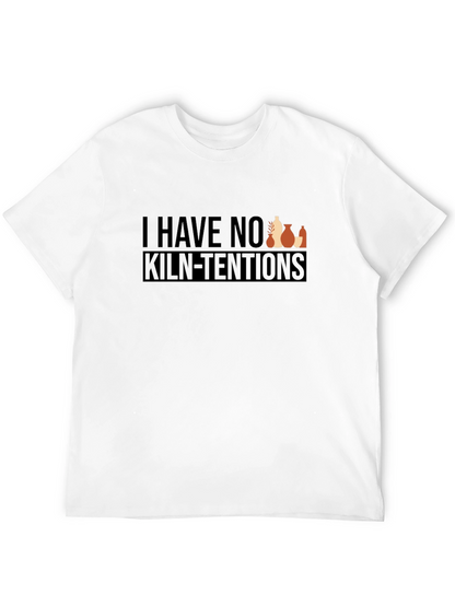 Pottery Humor T-Shirt - No Kiln-Tentions Graphic Tee