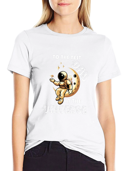 Best Dad in the Universe Graphic T-Shirt