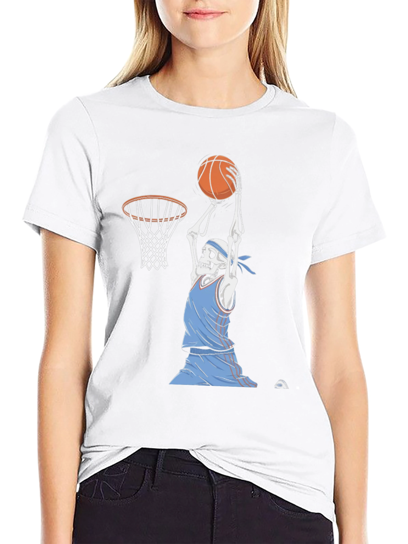 Skeleton Baller Graphic Tee