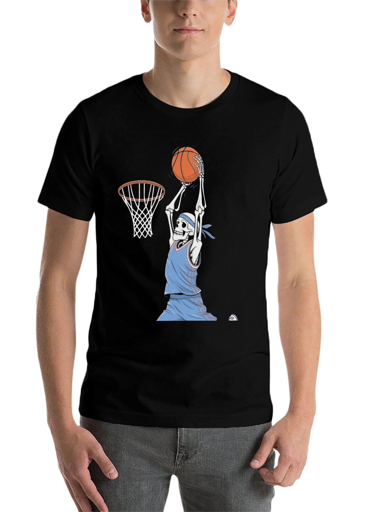 Skeleton Baller Graphic Tee