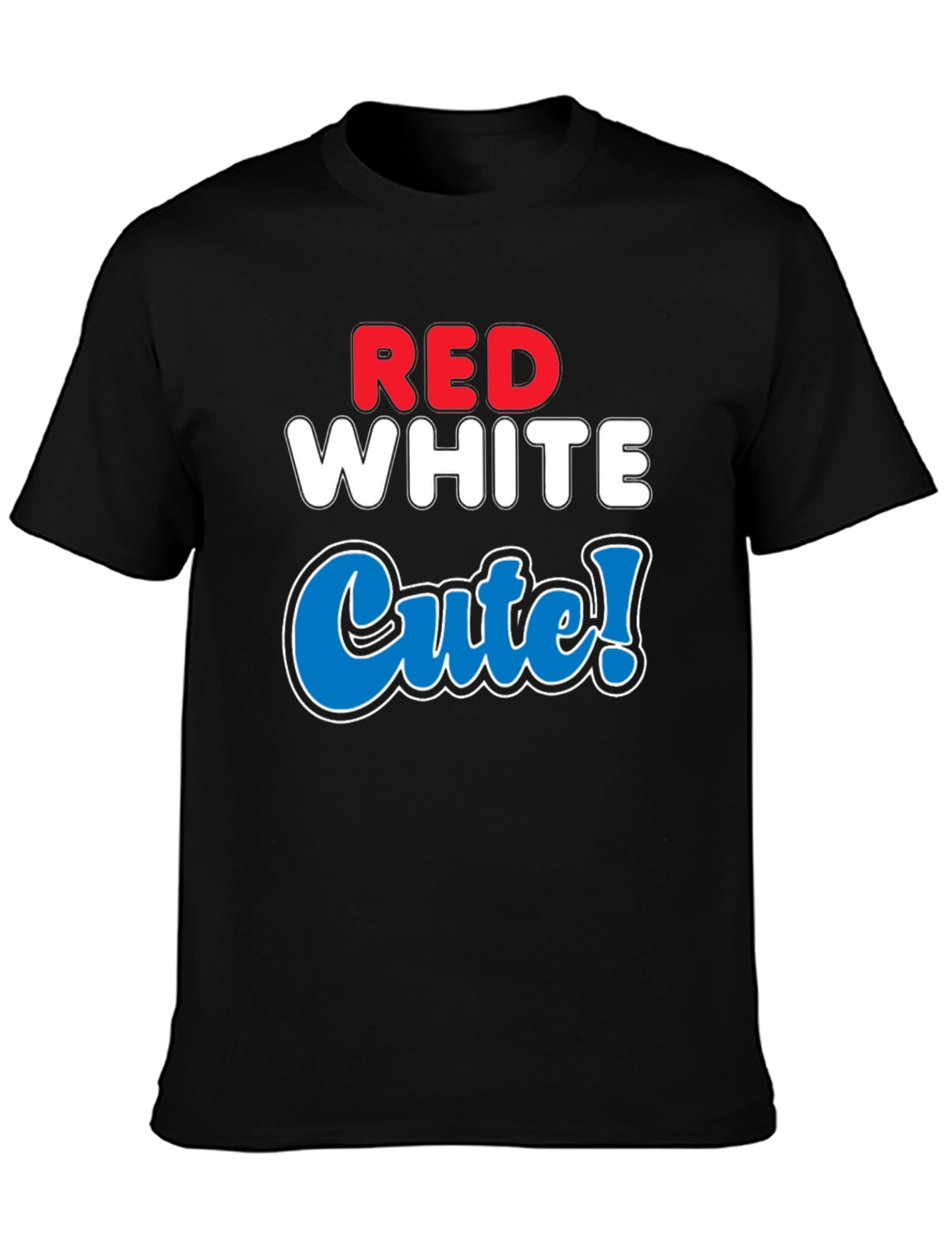 Red White Cute T-Shirt - Patriotic Style