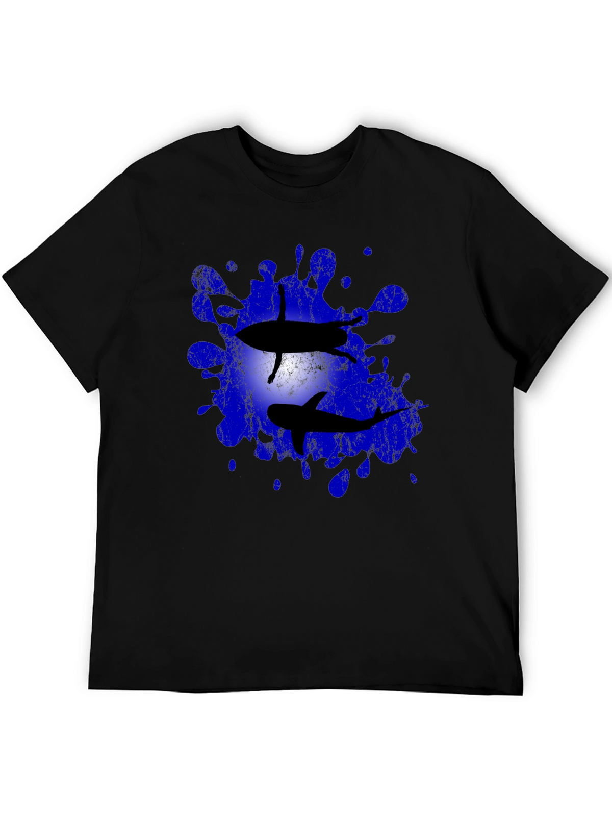 Shark Splash Tee - Unique Graphic T-Shirt