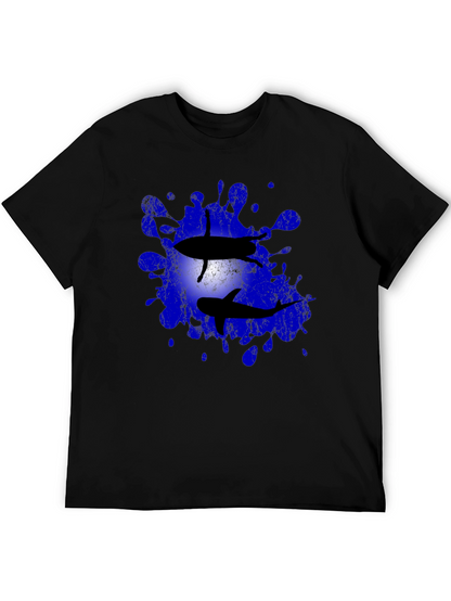 Shark Splash Tee - Unique Graphic T-Shirt