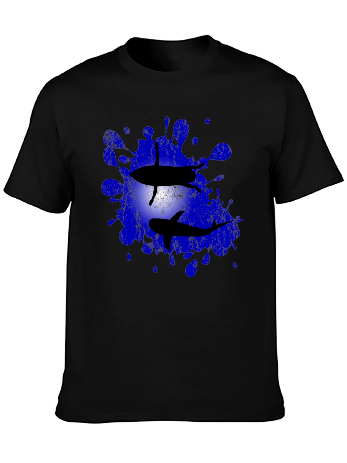 Shark Splash Tee - Unique Graphic T-Shirt