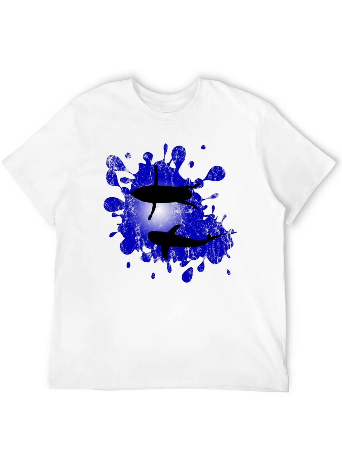 Shark Splash Tee - Unique Graphic T-Shirt