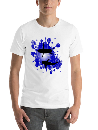 Shark Splash Tee - Unique Graphic T-Shirt