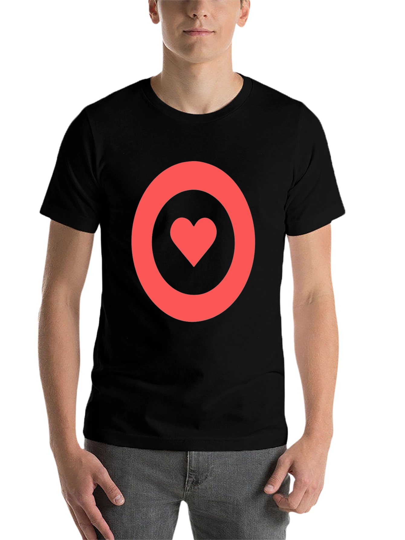 Heart Target T-Shirt - Love On Point