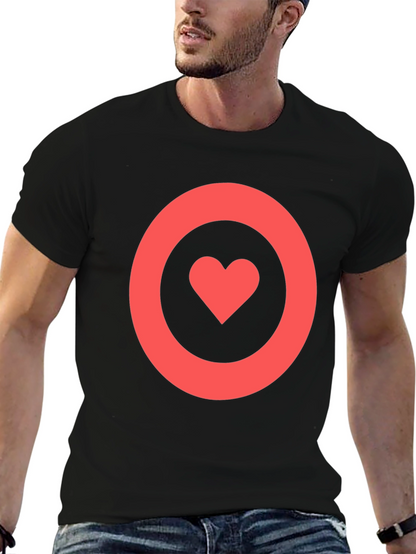 Heart Target T-Shirt - Love On Point
