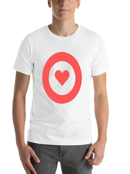 Heart Target T-Shirt - Love On Point