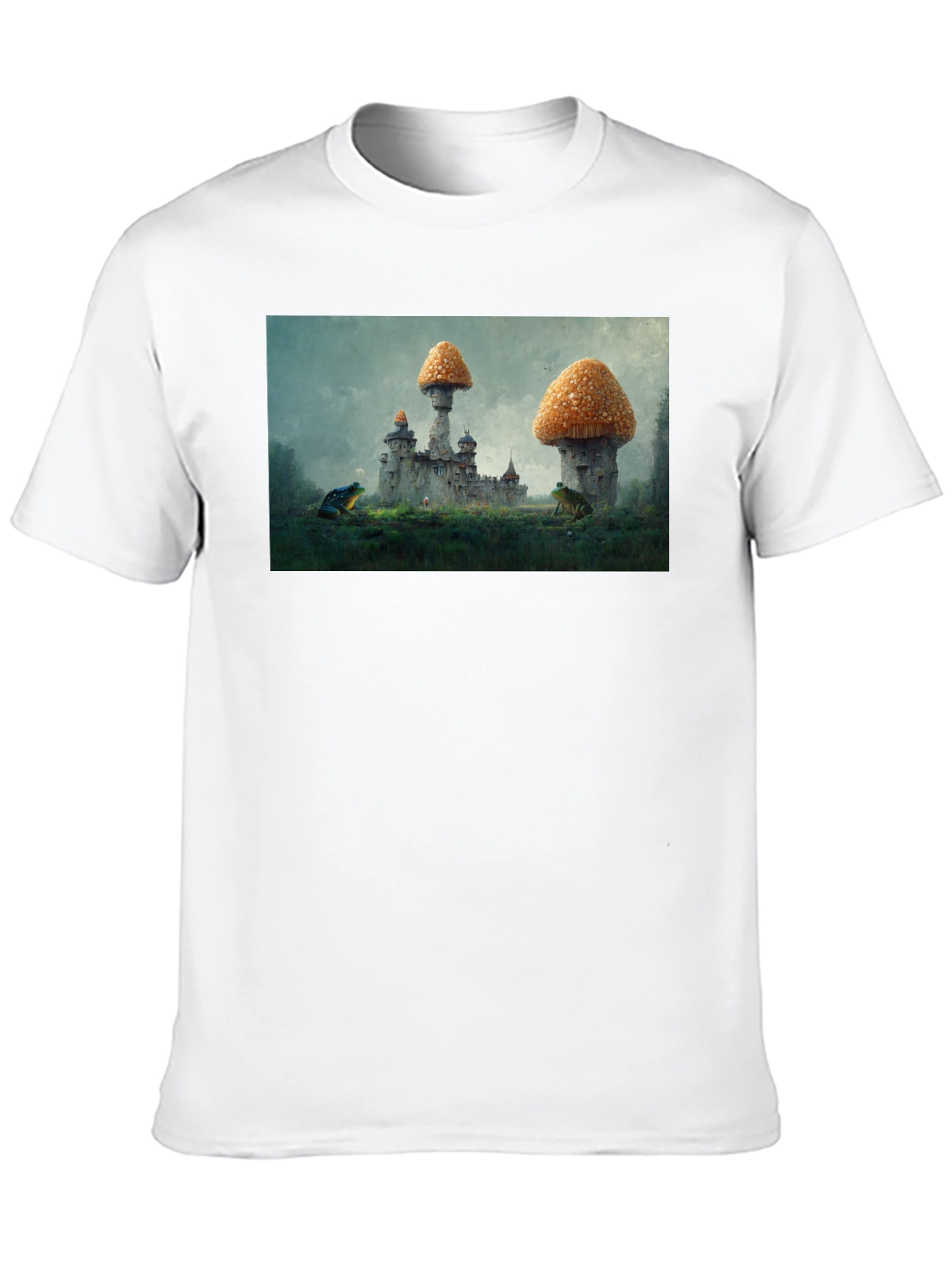 Mushroom Castle Black T-Shirt