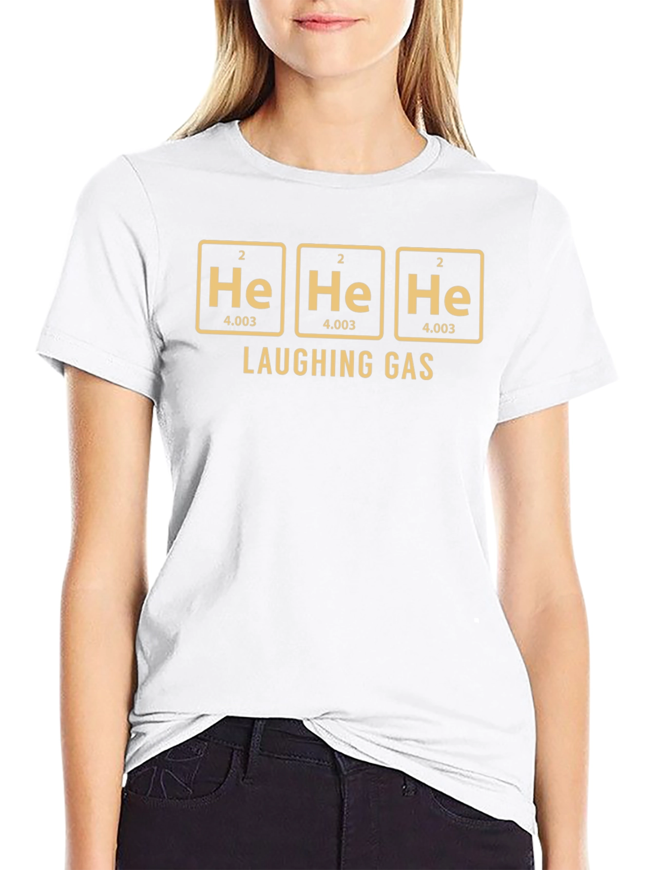 Laughing Gas Science T-Shirt Helium Chemistry Tee
