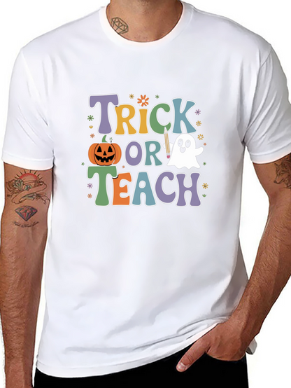 Trick or Teach Halloween Teacher T-Shirt