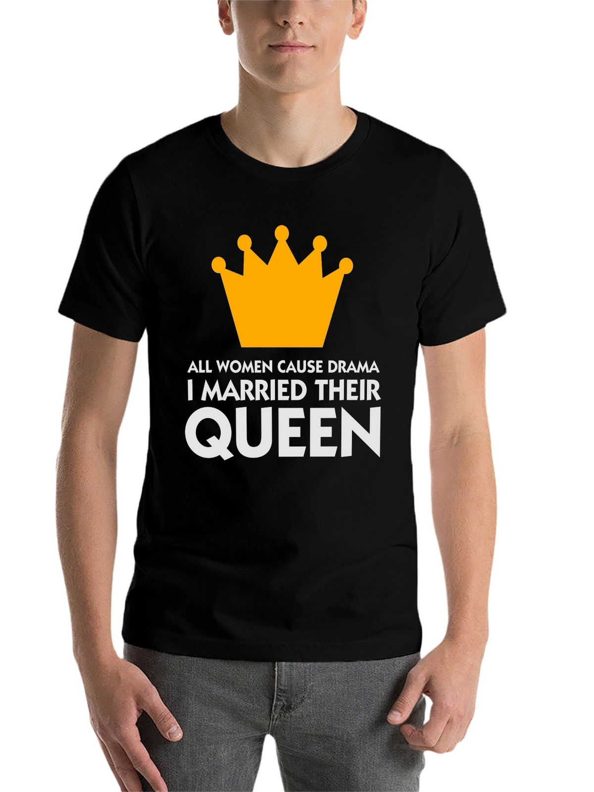 Queen T-Shirt: Humorous Marital Statement Tee