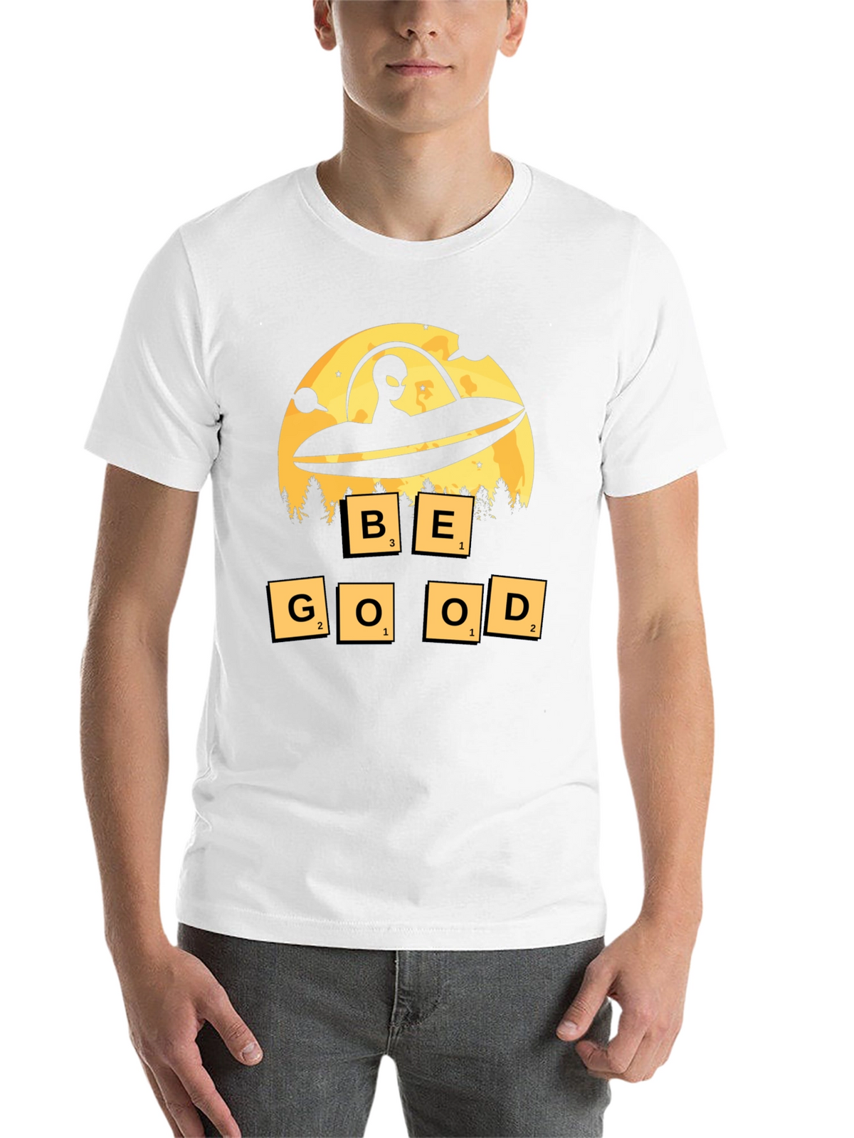 Be Good Alien UFO Graphic Tee