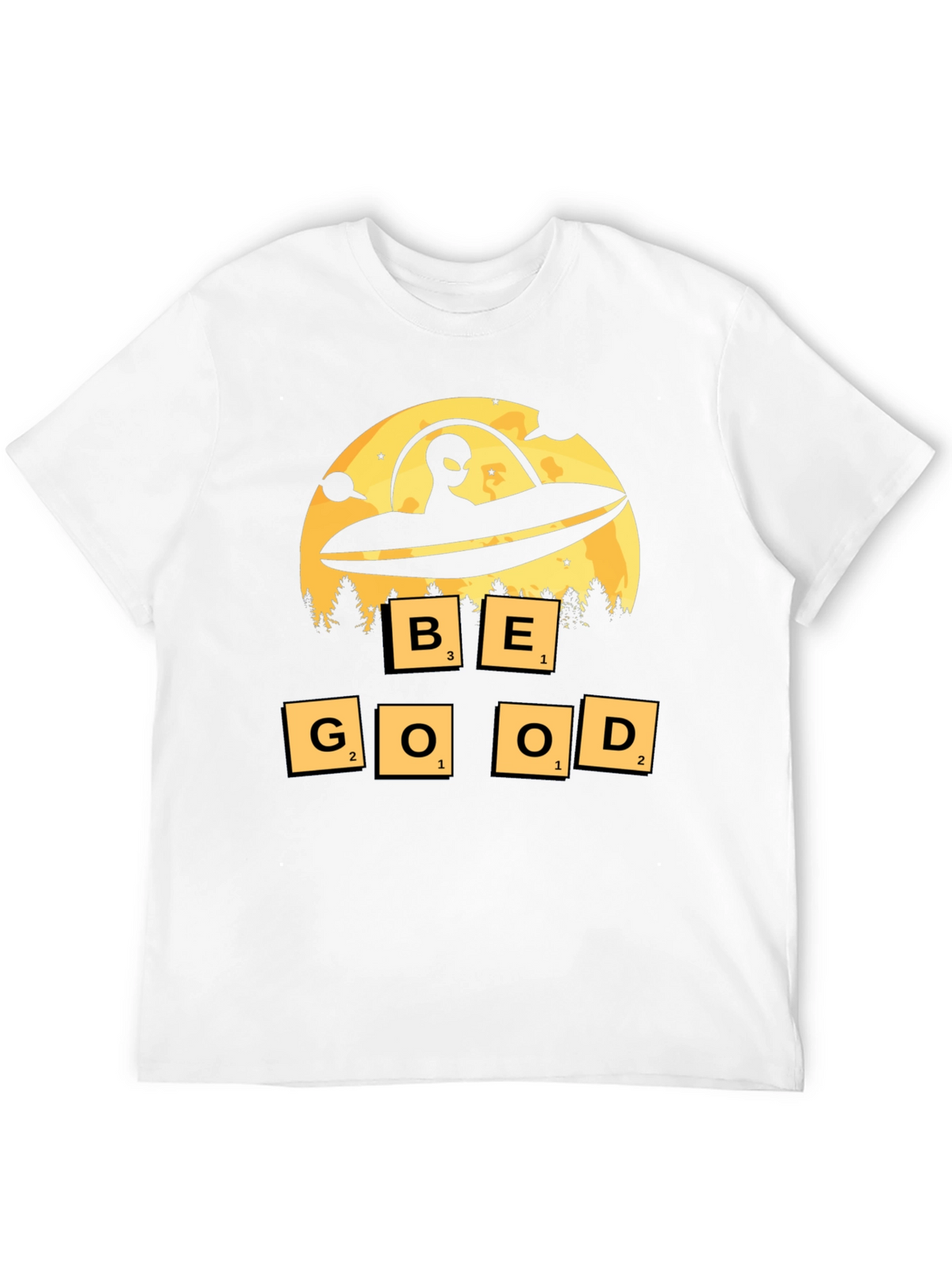 Be Good Alien UFO Graphic Tee