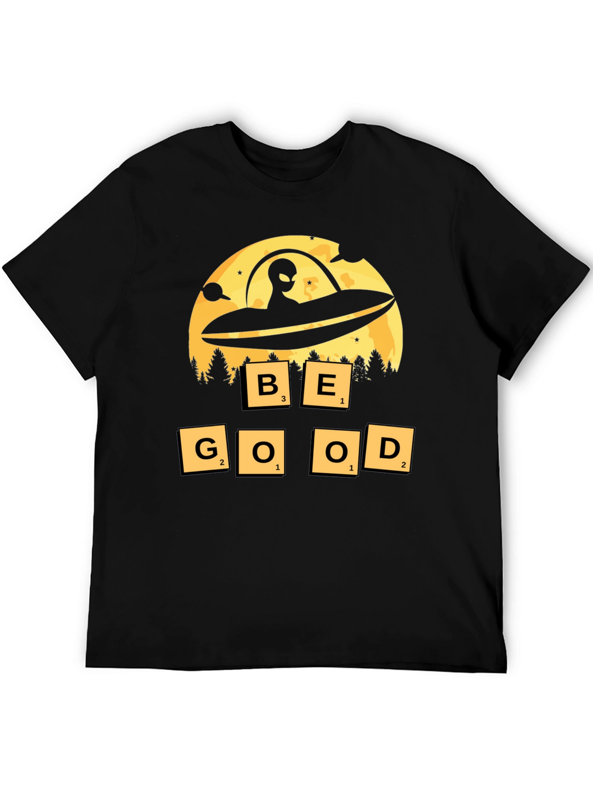 Be Good Alien UFO Graphic Tee