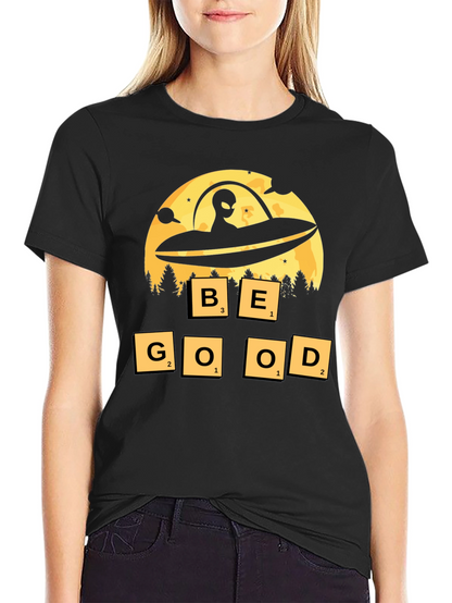 Be Good Alien UFO Graphic Tee