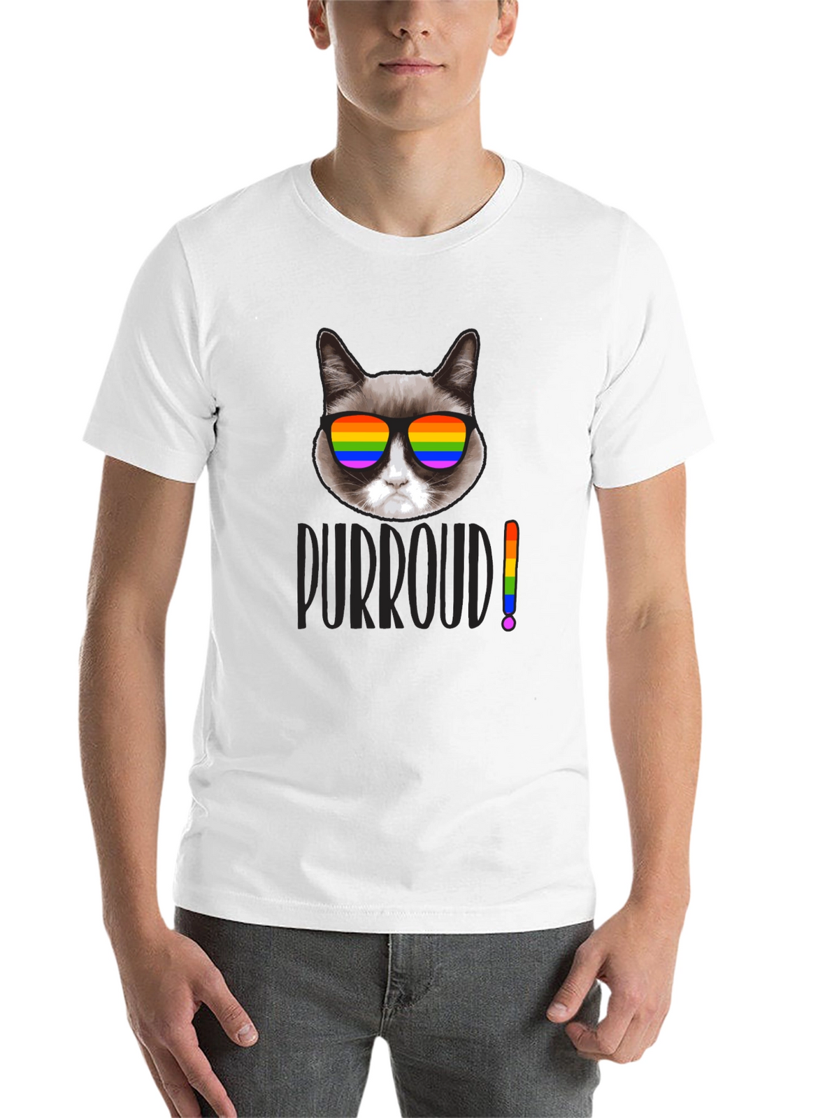 Grumpy Cat Purroud Pride T-Shirt