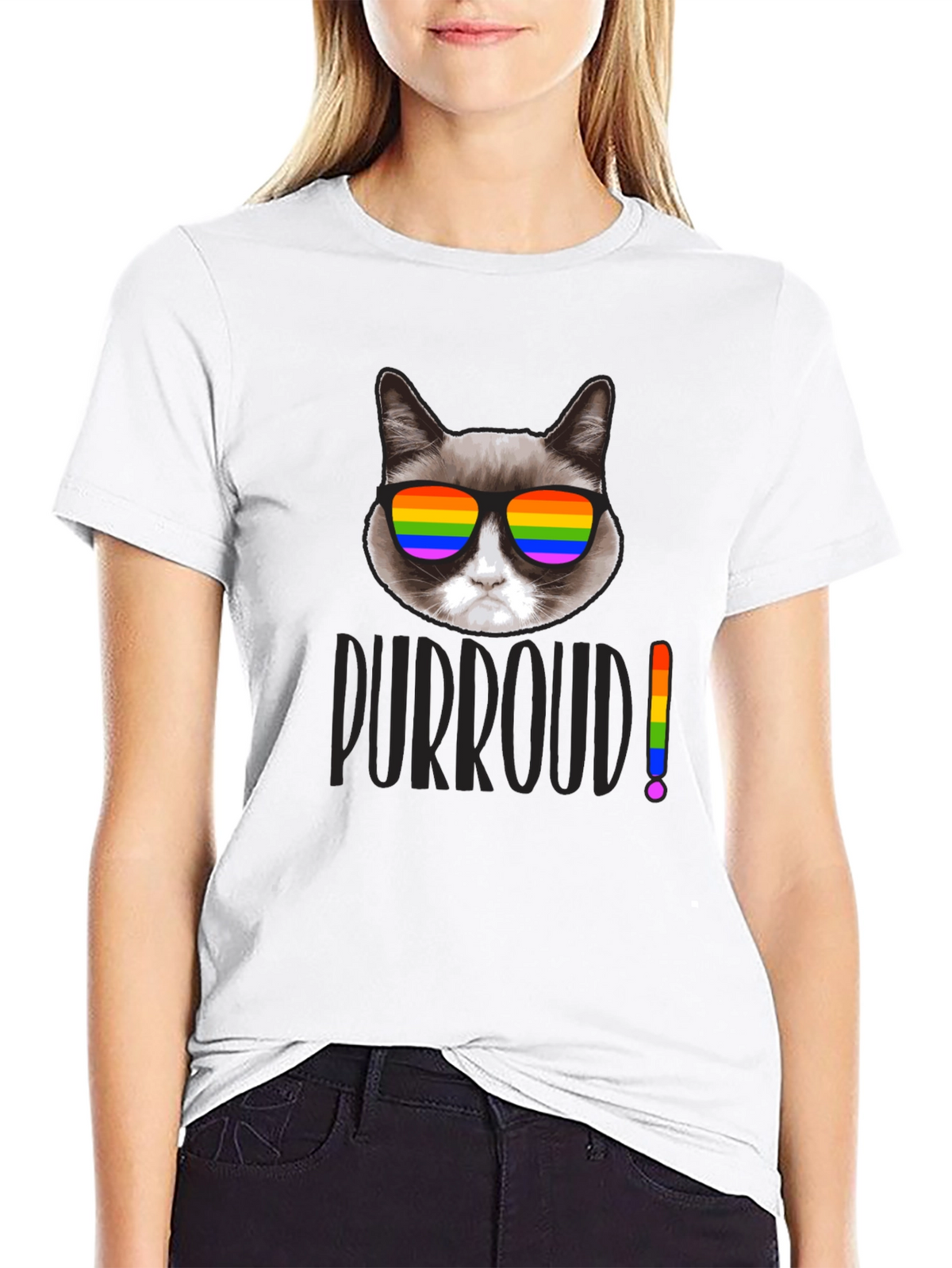 Grumpy Cat Purroud Pride T-Shirt