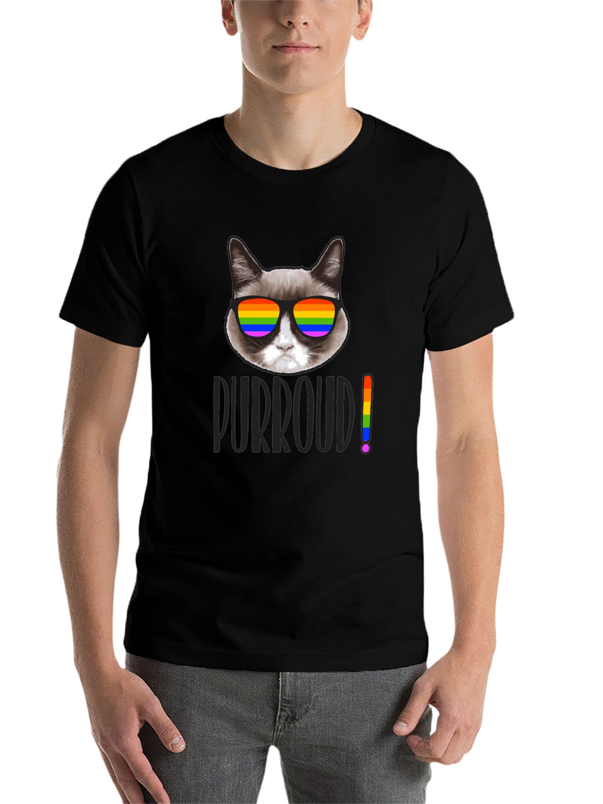 Grumpy Cat Purroud Pride T-Shirt