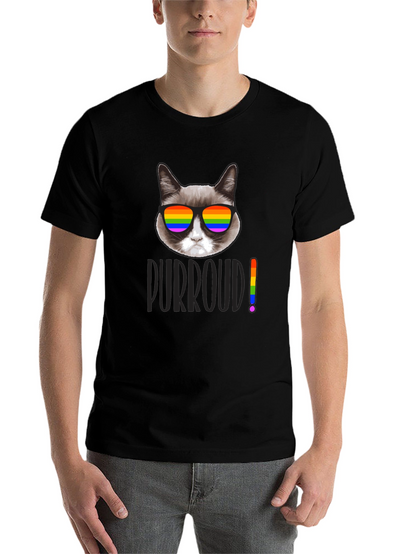 Grumpy Cat Purroud Pride T-Shirt