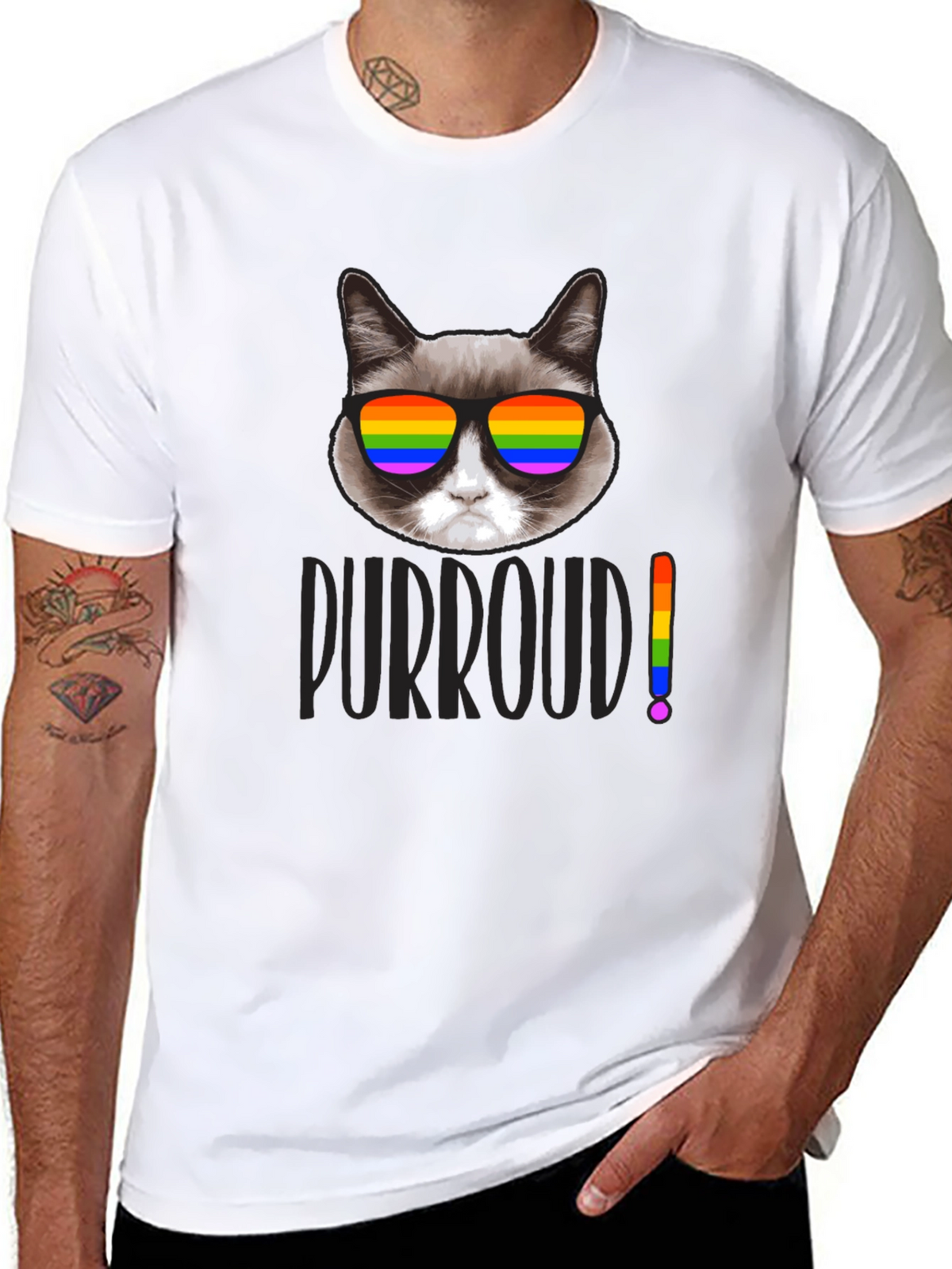 Grumpy Cat Purroud Pride T-Shirt
