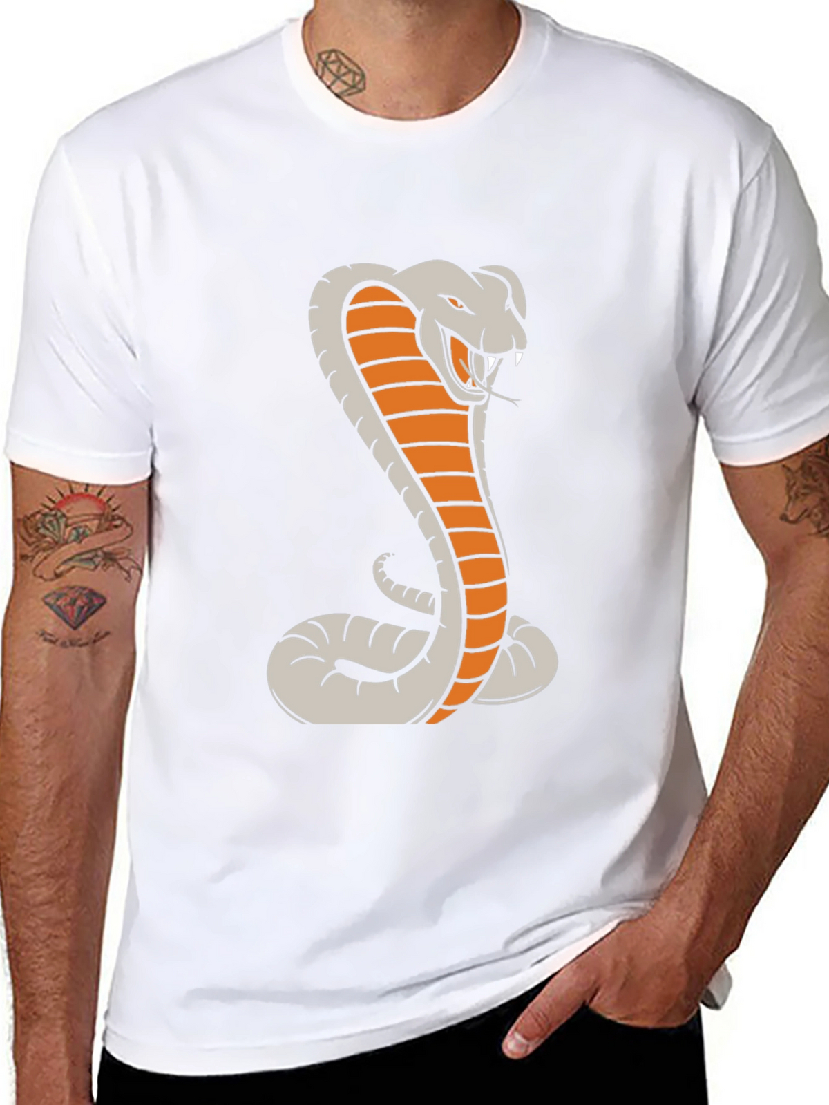 Cobra Graphic T-Shirt - Black