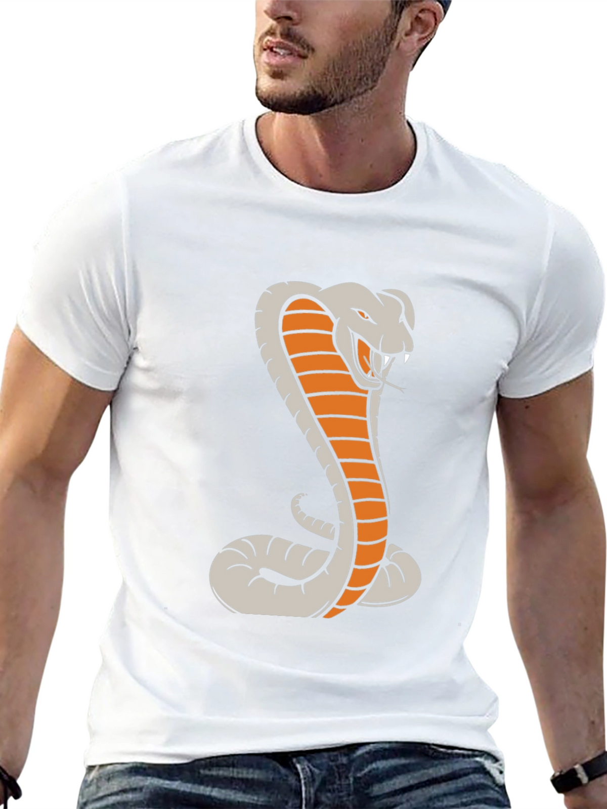 Cobra Graphic T-Shirt - Black