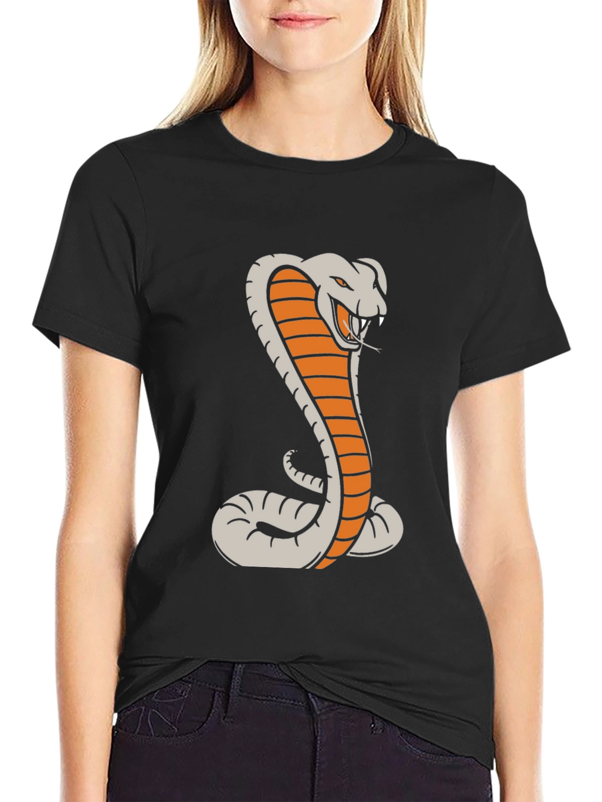 Cobra Graphic T-Shirt - Black