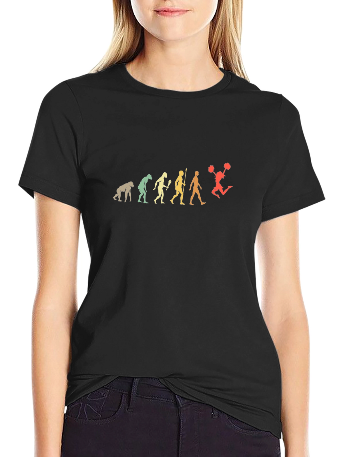 Evolution of Cheer T-Shirt