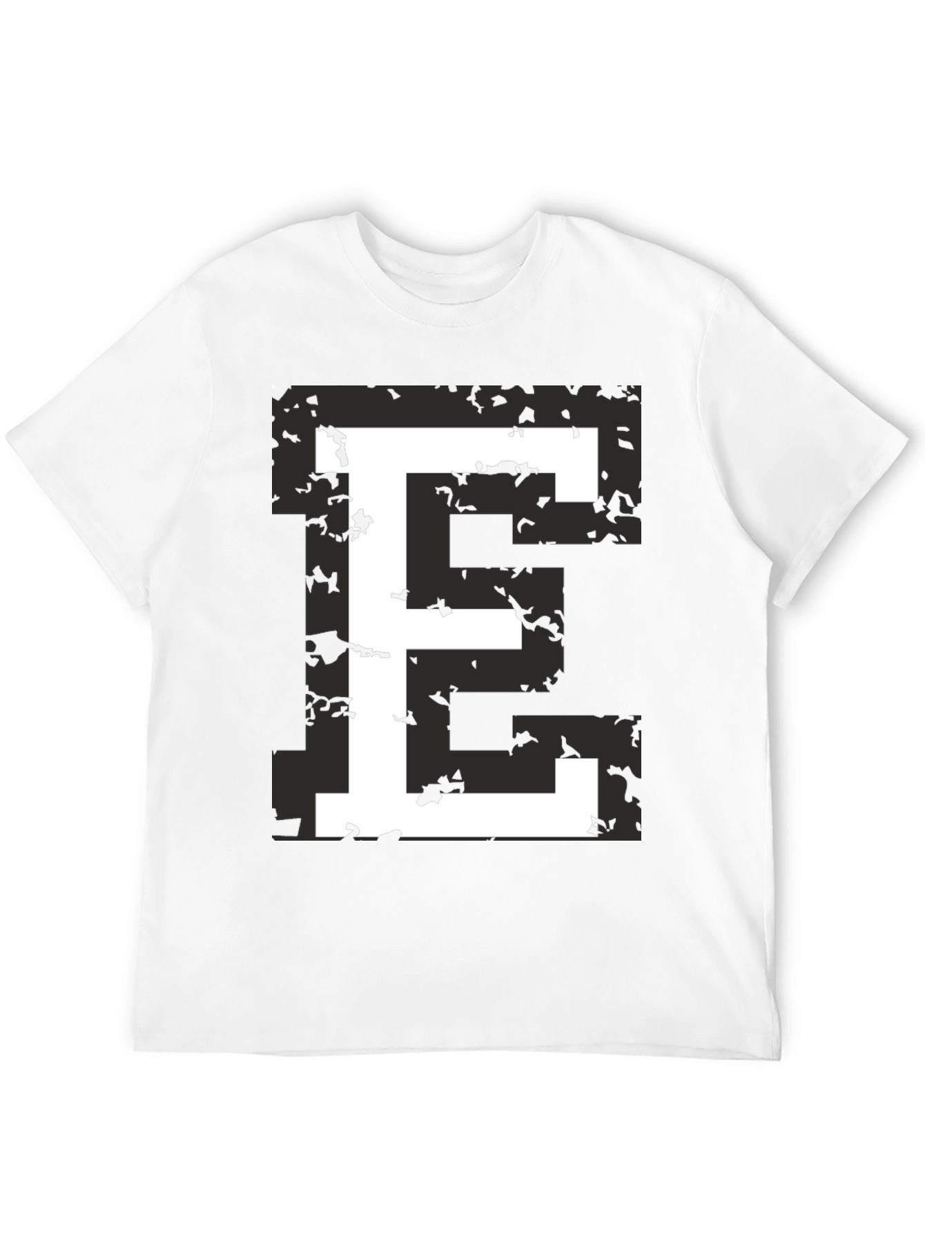 Retro E Graphic Tee - Black T-Shirt