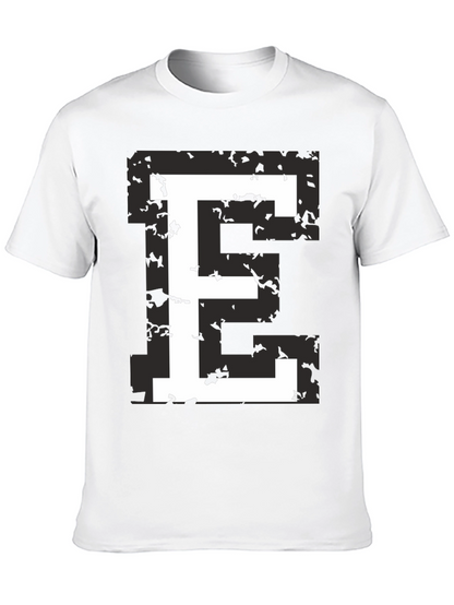 Retro E Graphic Tee - Black T-Shirt