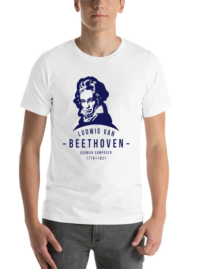 Ludwig van Beethoven Graphic Tee - Black