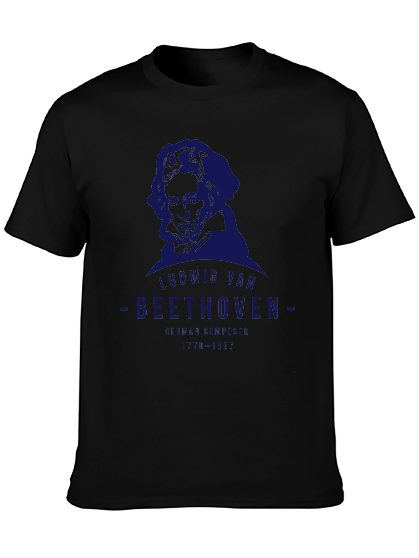 Ludwig van Beethoven Graphic Tee - Black