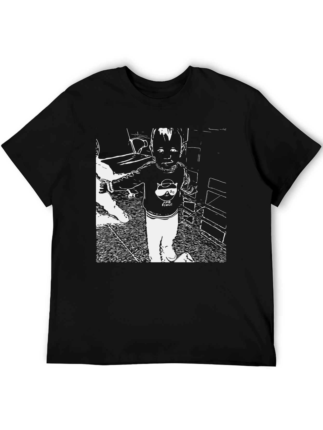 Graphic Print T-Shirt: Cute Baby Design