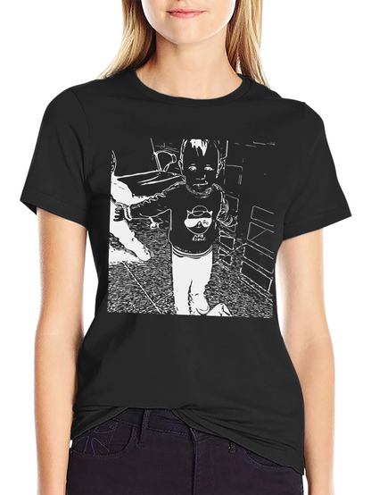 Graphic Print T-Shirt: Cute Baby Design