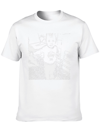 Graphic Print T-Shirt: Cute Baby Design