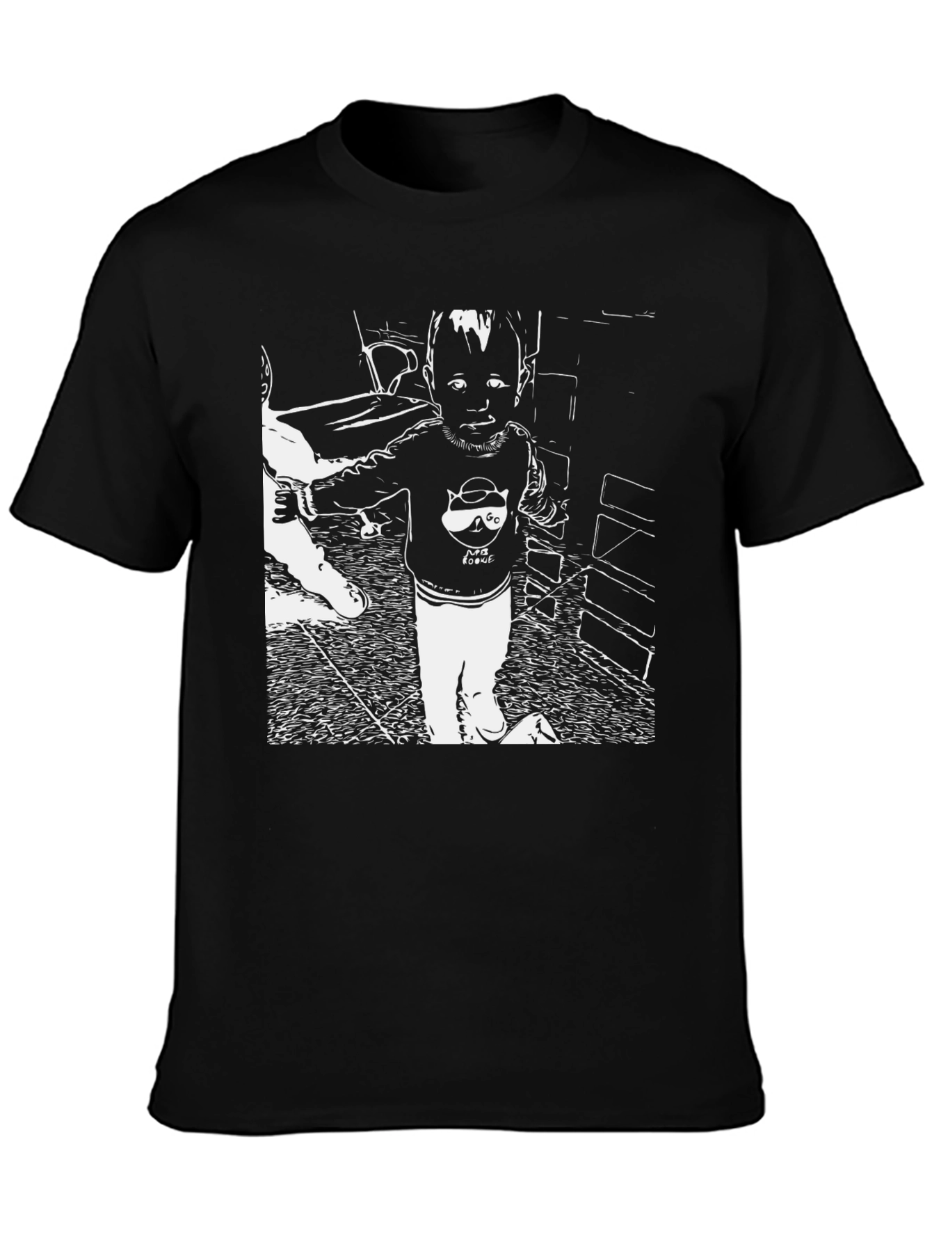 Graphic Print T-Shirt: Cute Baby Design