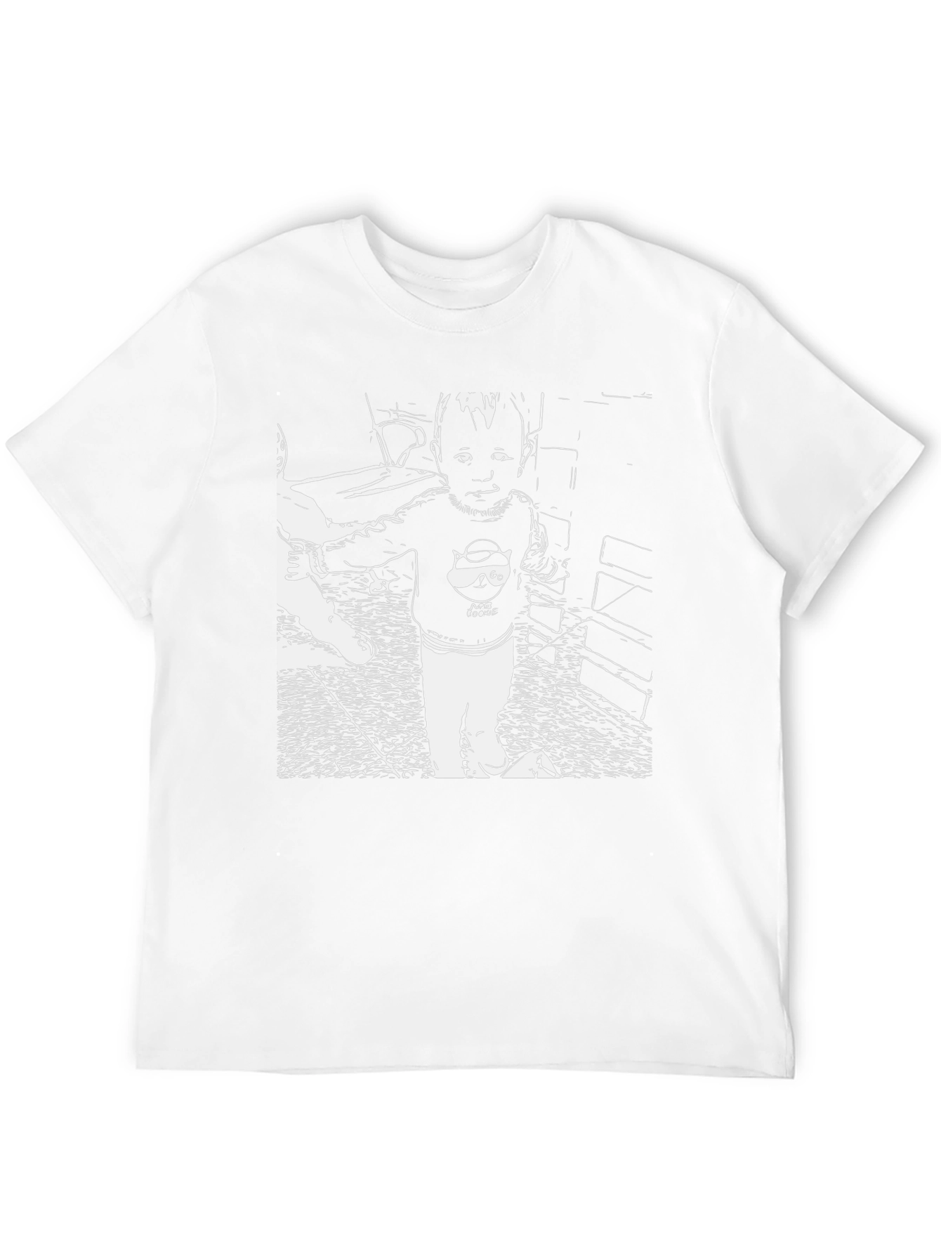 Graphic Print T-Shirt: Cute Baby Design