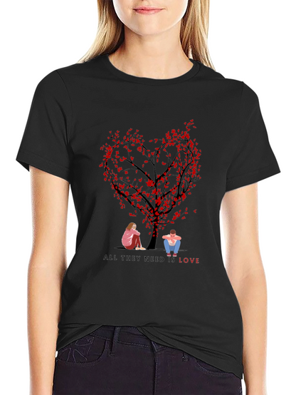 Love Tree Graphic Tee - Unisex Soft Cotton T-Shirt