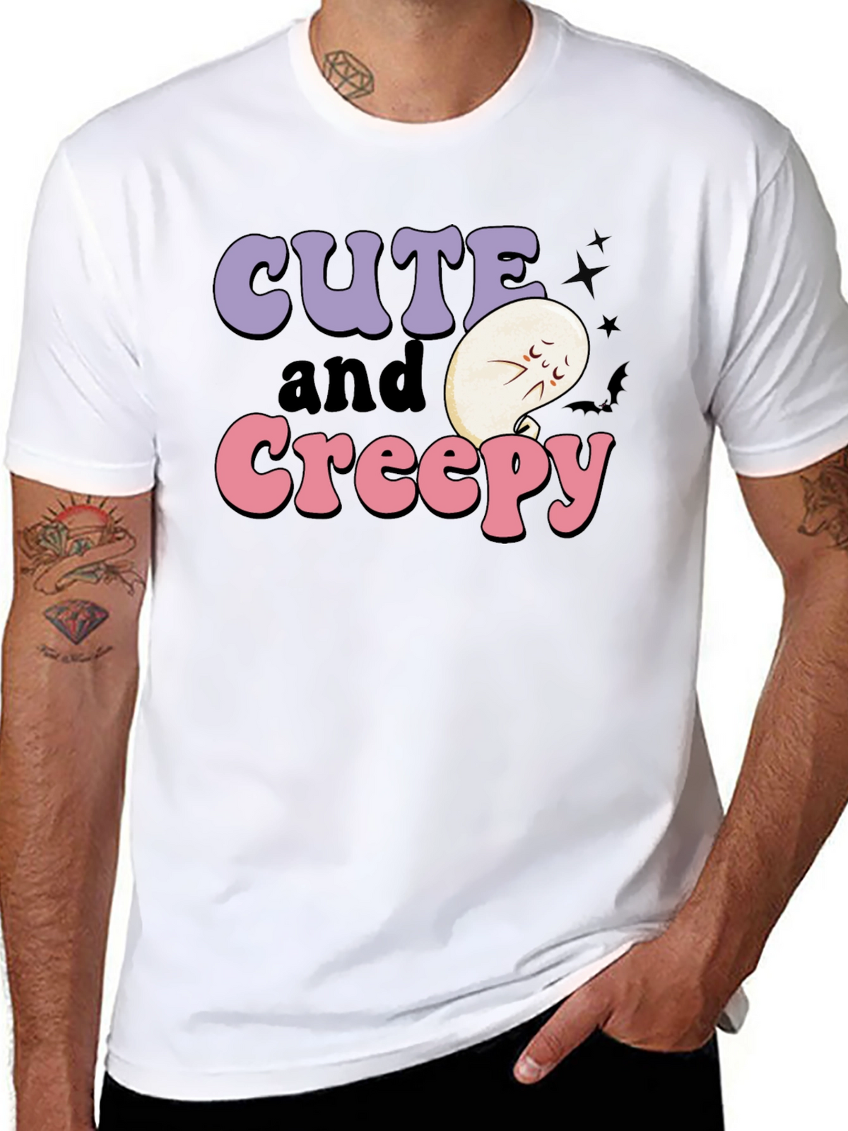 Cute and Creepy Halloween Graphic Tee