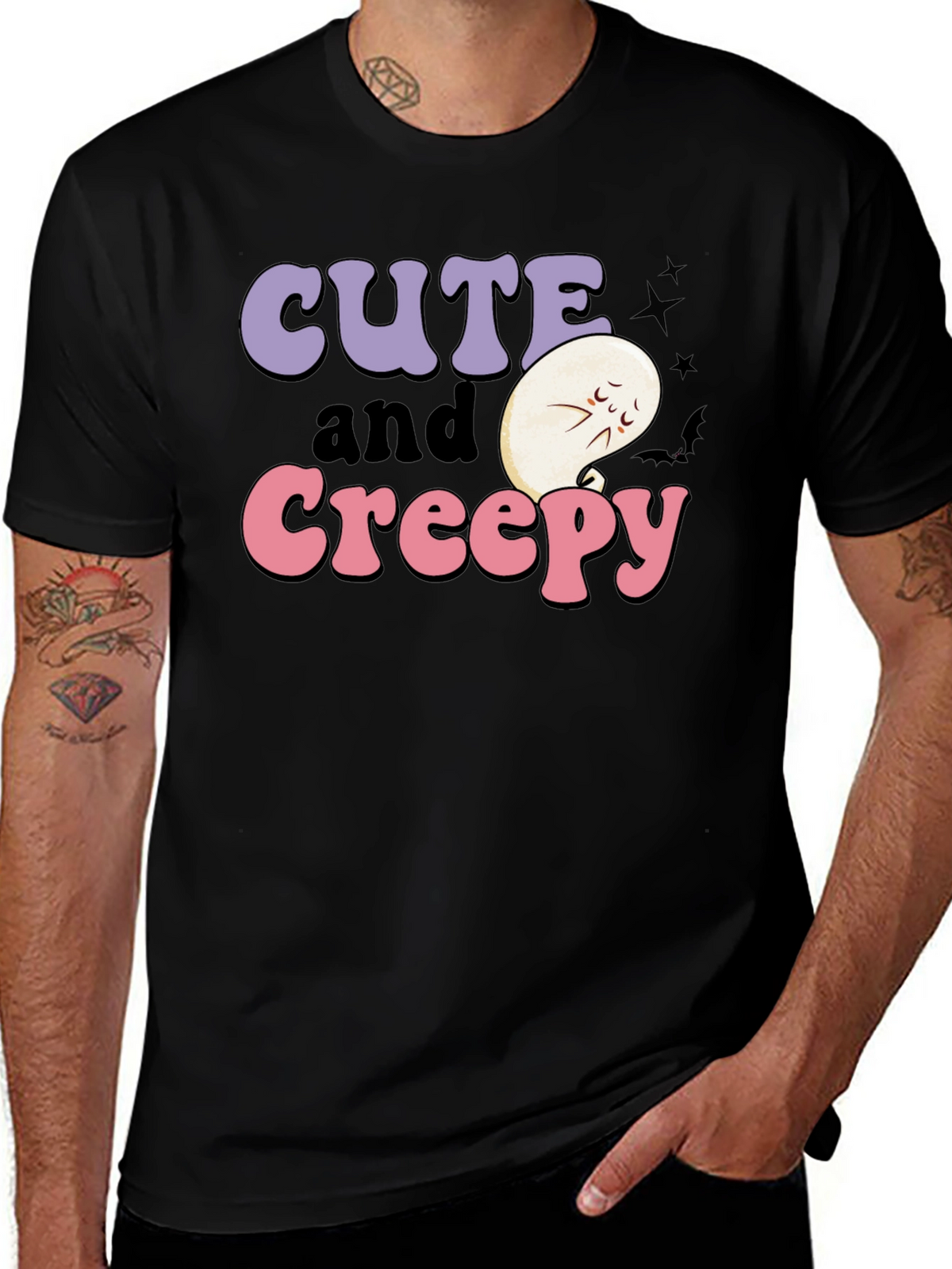 Cute and Creepy Halloween Graphic Tee