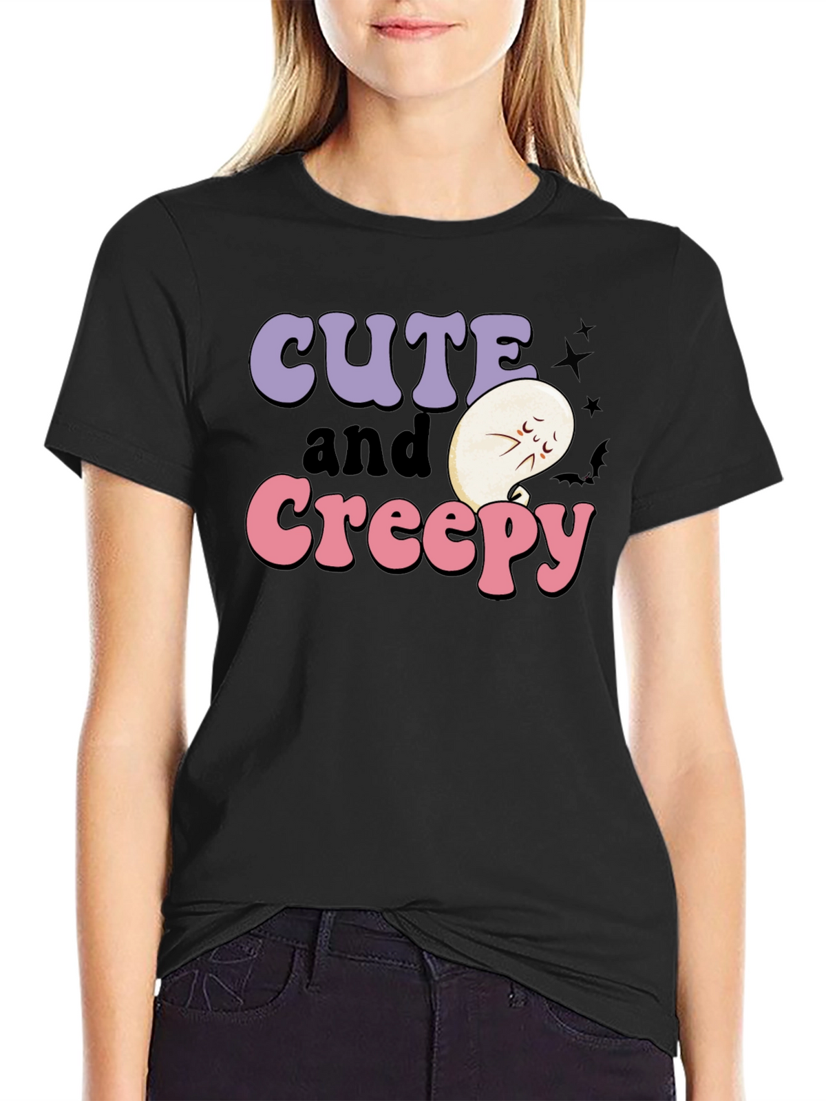 Cute and Creepy Halloween Graphic Tee