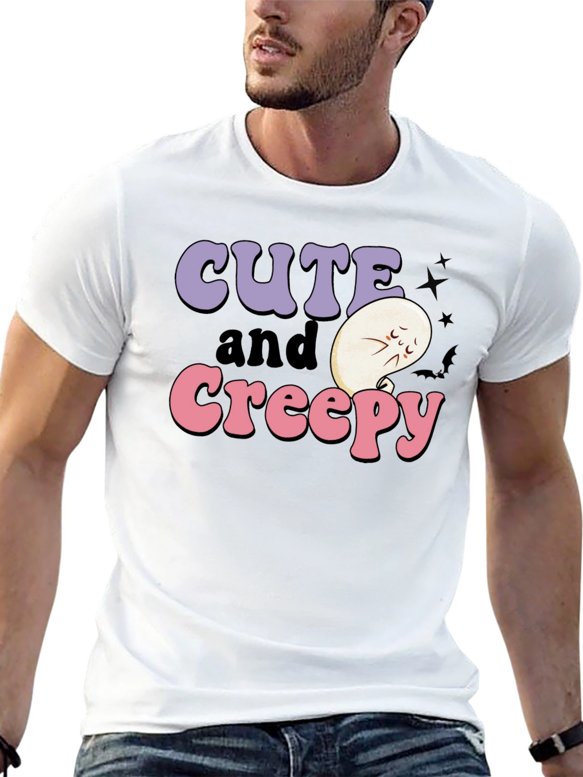 Cute and Creepy Halloween Graphic Tee