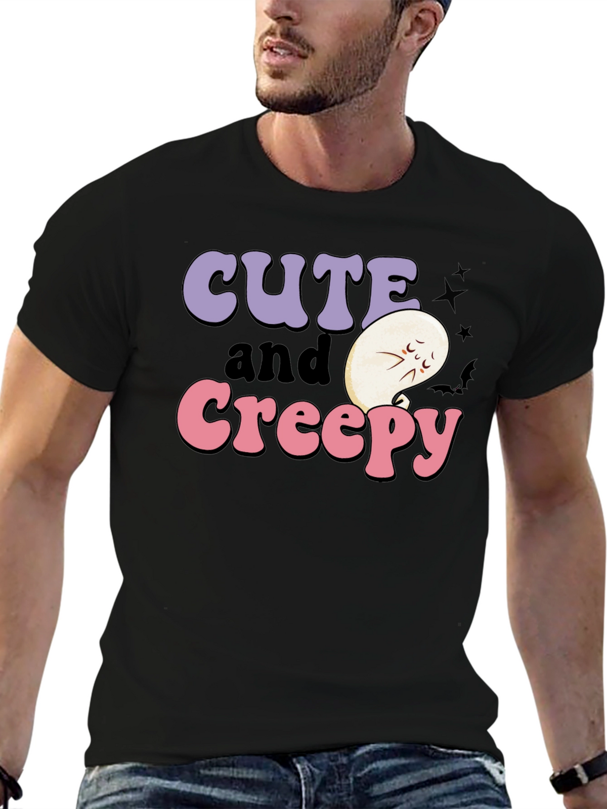 Cute and Creepy Halloween Graphic Tee