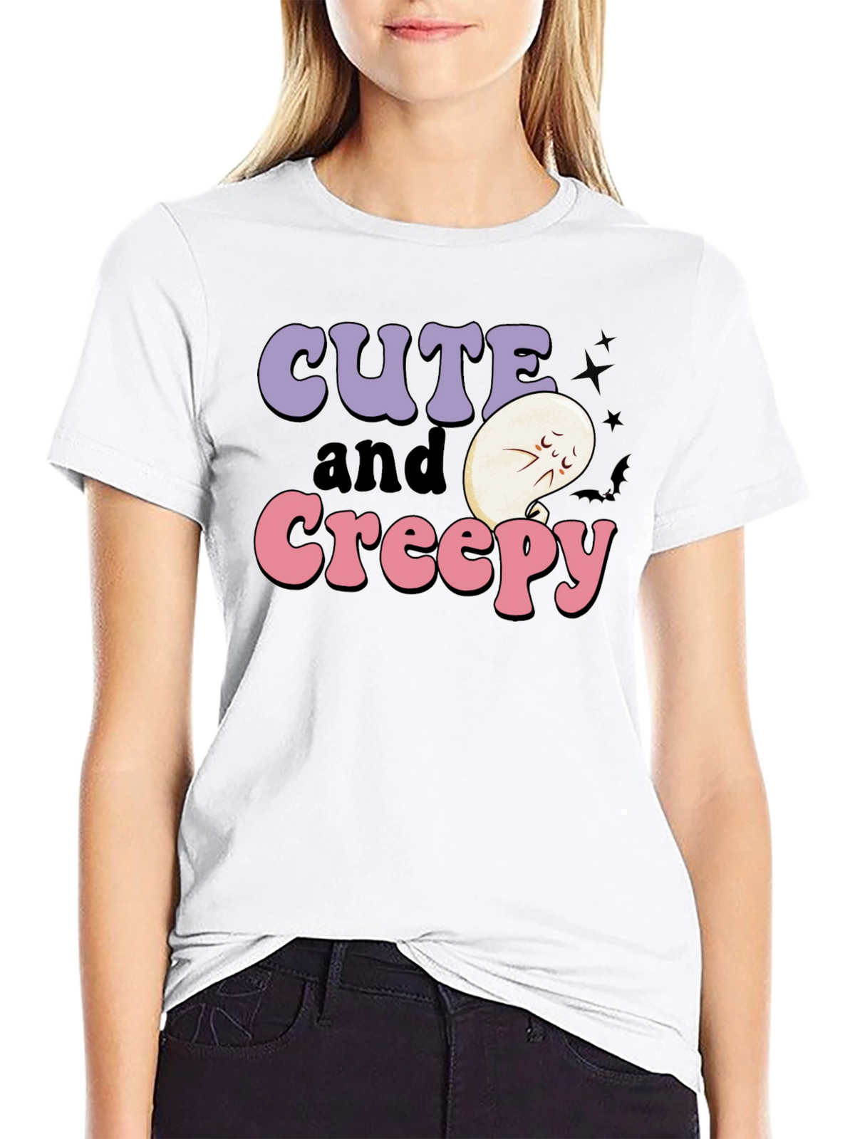 Cute and Creepy Halloween Graphic Tee