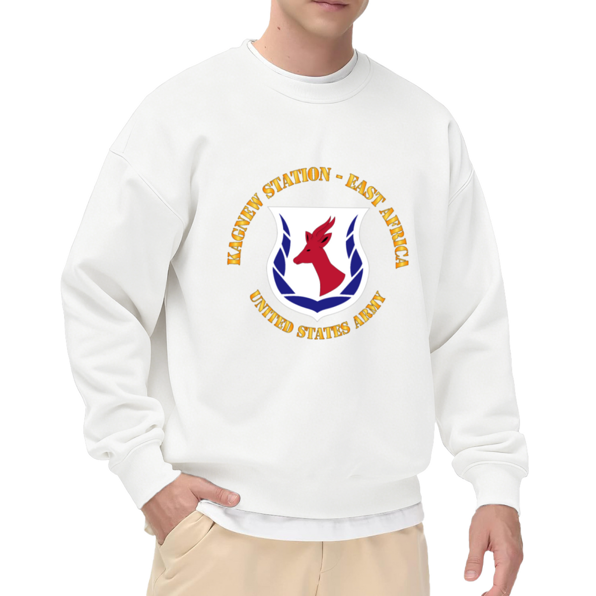 Kagnew Station US Army East Africa Veteran Crewneck Sweatshirt