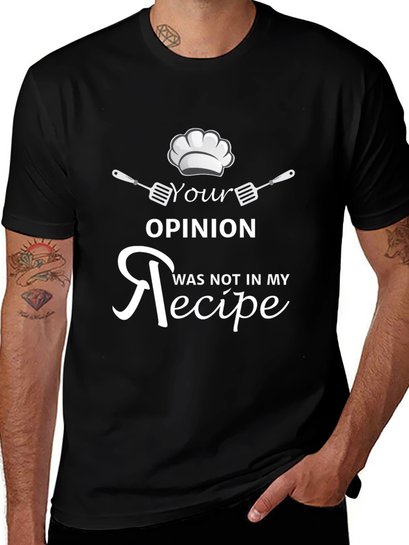 Your Opinion Not In My Recipe Funny Cook T-Shirt